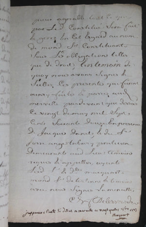 1773 Merville (Flandres) document responsabiltés