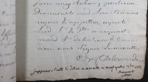 1773 Merville (Flandres) document responsabiltés