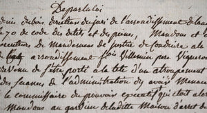 1799 France ordre d’arrestation Langres (Haute Marne)