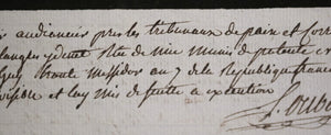 1799 France ordre d’arrestation Langres (Haute Marne)