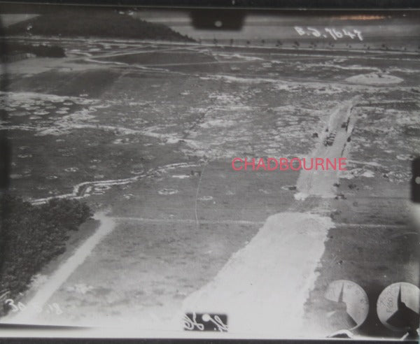WW1 1918 France set of 3 aerial renaissance photos