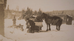 c. 1908 Canada photo postcard  Gowganda ON Silver Rush