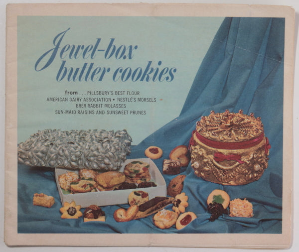 c. 1950s USA Pillsbury recipes ‘Jewel-box butter cookies’