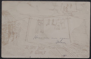 Early 1900s Canada humorous postcard silver rush mining town Cobalt ON