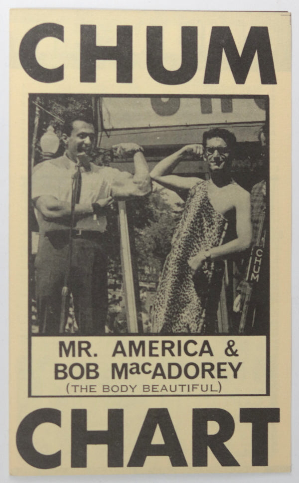 1963 Canada Toronto CHUM 1050 Chart + advertising East-West Football