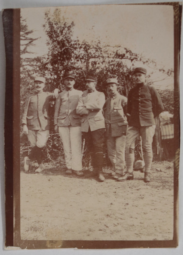 Guerre 14-18 : France, 3 photos de soldats français.