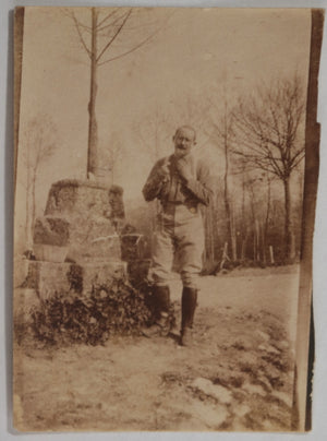 Guerre 14-18 : France, 3 photos de soldats français.