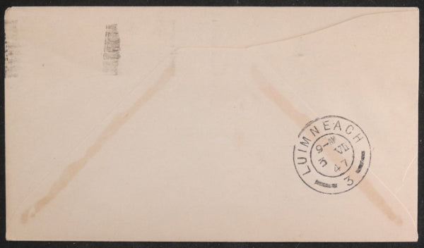 1947 Pan Am Clipper First Flight cover from Calcutta to NYC