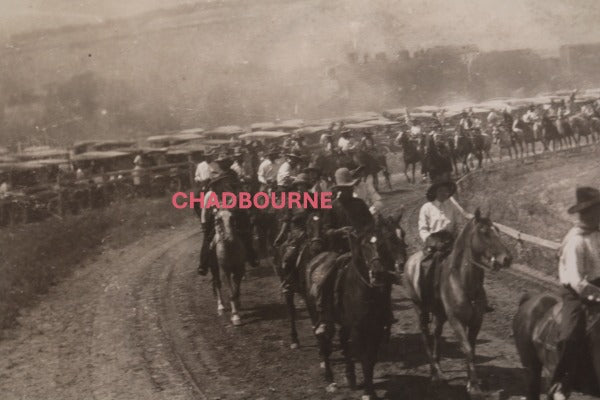 c. 1930s USA photo postcard Okanagan Rodeo (Washington)
