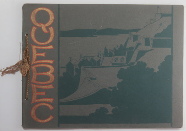 1890s Canada tourism photo pamphlet of Quebec City