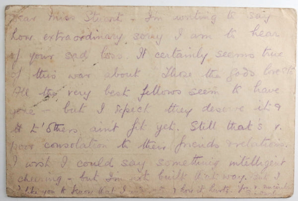 1917 WW1 Canadian POW postcard: Crefeld Camp Germany – UK – Canada