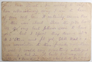 1917 WW1 Canadian POW postcard: Crefeld Camp Germany – UK – Canada