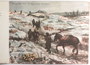 1917 WW1 UK Xmas card from 14th Light Division