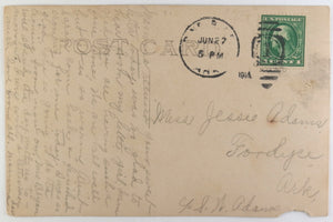 1914 USA Moscow AK postcard photo General Store, PO, African-American