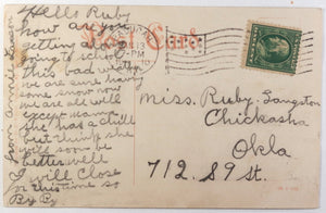 1910 USA Padukah KY photo postcard interior Wilson’s general store
