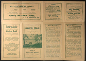 c. 1940s Canada Watrous Saskatchewan 2 tourism leaflets Manitou Beach