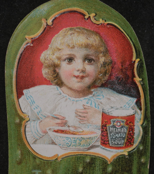 c.1900 USA Pittsburgh Heinz Sweet Pickles trade card '57 varieties' 