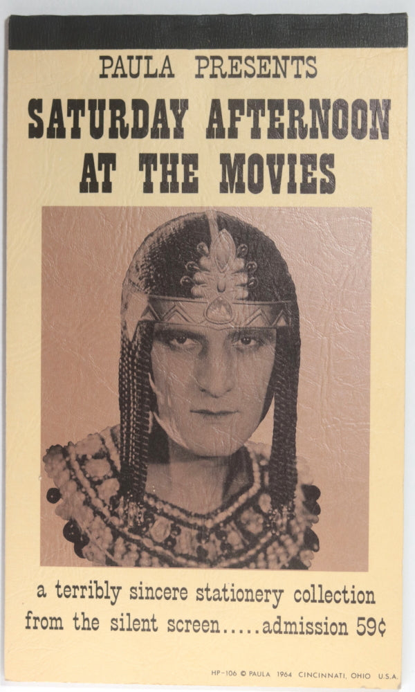 1964 USA Cincinatti OH Paula Presents ‘At the Movies’ stationery