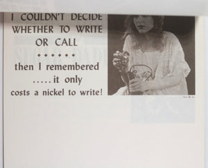 1964 USA Cincinatti OH Paula Presents ‘At the Movies’ stationery
