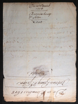 1678 Paris demande d’admission aux Invalides pour soldat Garde du Roi Louis XIV