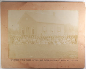 Early 1900s Canada photo Belleville Ont. area one-room schoolhouse