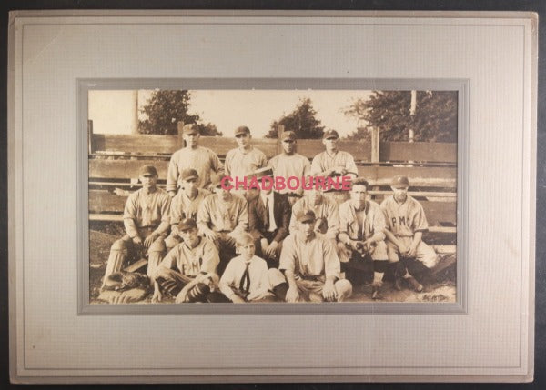 Early 1900s USA photo Pennsylvania Military College men baseball team