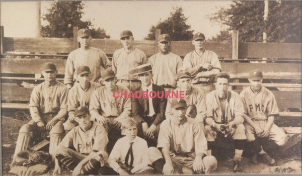Early 1900s USA photo Pennsylvania Military College men baseball team