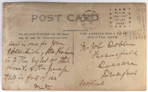 Pre-1910 Canada photo postcard of main street Ponoka Alberta
