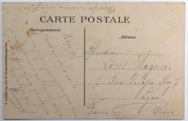 Guerre 14-18 France carte postale 'Trône Prince d’Allemagne'