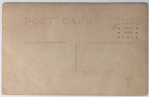 c 1910s USA Fredonia NY photo postcard with horse-drawn ice wagon