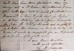1793 letter London UK to Codman Brothers, Boston merchants