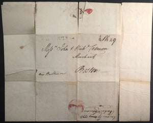 1793 letter London UK to Codman Brothers, Boston merchants