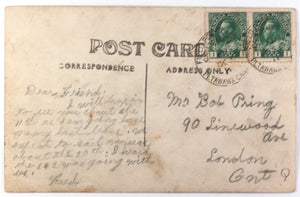 WW1 Canada photo postcard of Petawawa ON military camp