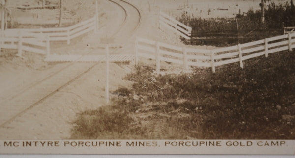 c. 1910s Canada photo postcard McIntyre Mines Timmins ON