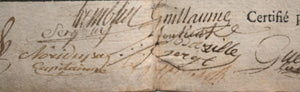 1796 France Révolution Nantes congé absolu 4e bataillon de l’Orne 