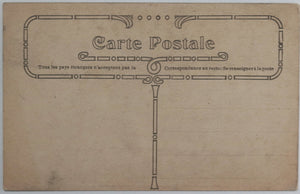 c. 1910 France Paris postcard sight-seeing automobile