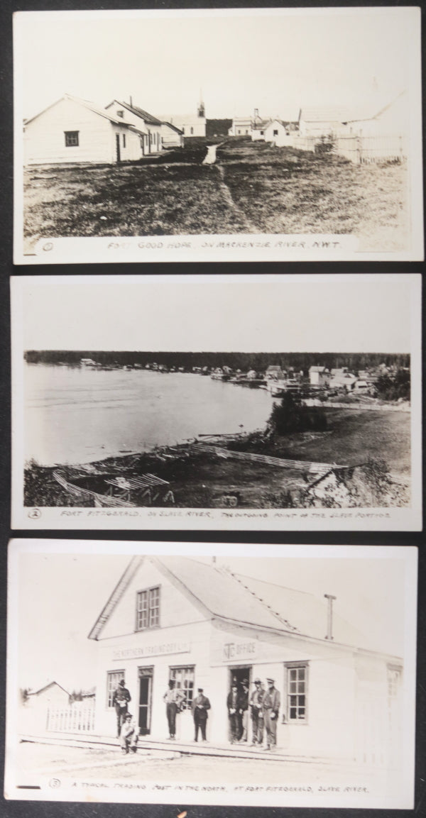 c. 1920 Canada 12 photo postcards NWT and Northern Alberta