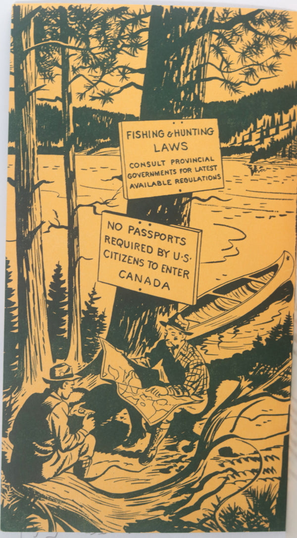 c. 1950 Canada CNR guide to Hunting, Fishing and Canoe Trip