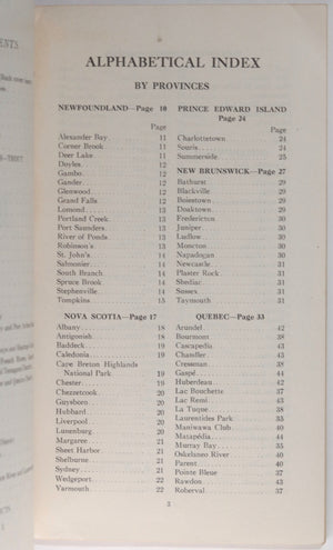 c. 1950 Canada CNR guide to Hunting, Fishing and Canoe Trip