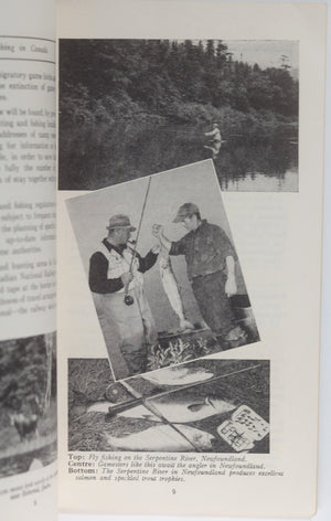 c. 1950 Canada CNR guide to Hunting, Fishing and Canoe Trip