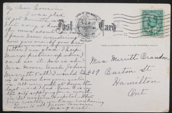 1910 Canada mourning postcard death of King Edward VII