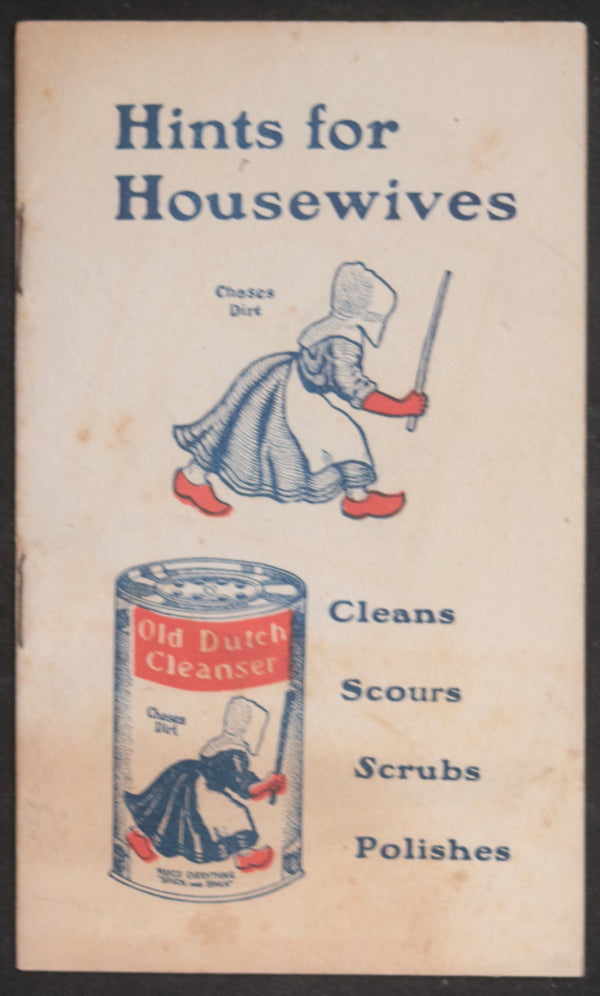 c. 1910 Canada pamphlet Old Dutch Cleanser suggested uses