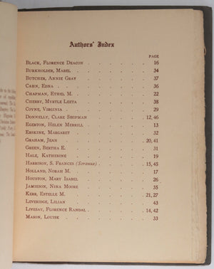 1922 Canada Toronto Women's Press ‘Verse & Reverse’ (L.M. Montgomery)