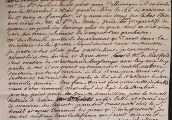 1762 France Paris lettre Guerre 7 ans,nouvelles militaires