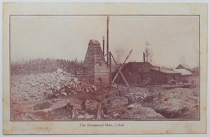 c.1910 Canada postcard of the Drummond Mine, Cobalt Ontario