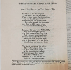 1860 Canada political pamphlet “The Canadian Orange Minstrel” McBride