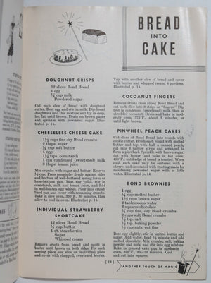 1933 & 1934 USA Bond Bread Cook Books