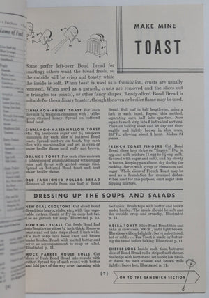 1933 & 1934 USA Bond Bread Cook Books