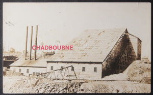 c.1910 Canada photo postcard Mugsley Concentrator, mining Cobalt ON