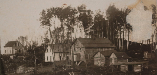 1909  Canada photo postcard  Drummond Mine Giroux Ontario